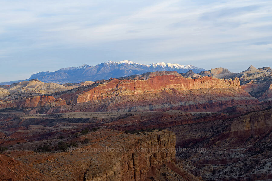Mount Ellen & Capitol Reef [Sunset Point, Capitol Reef National Park, Wayne County, Utah]