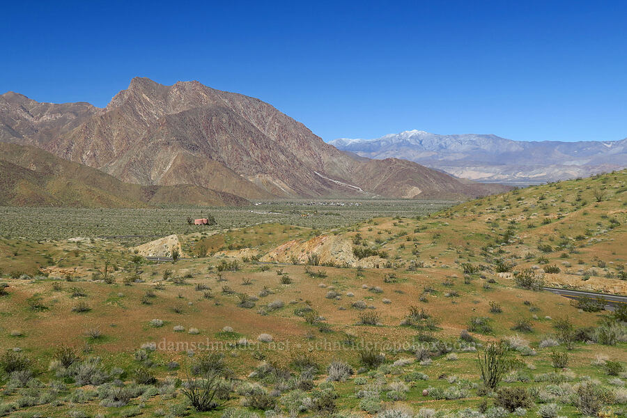 Indianhead Mountain [Montezuma Valley Road, Anza-Borrego Desert State Park, San Diego County, California]