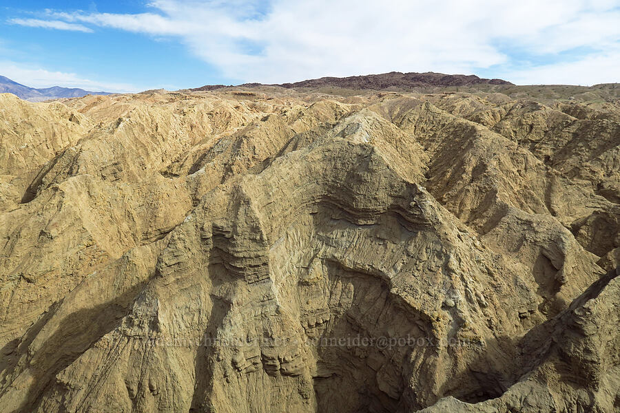 mudstone canyons [Borrego Badlands, Anza-Borrego Desert State Park, San Diego County, California]