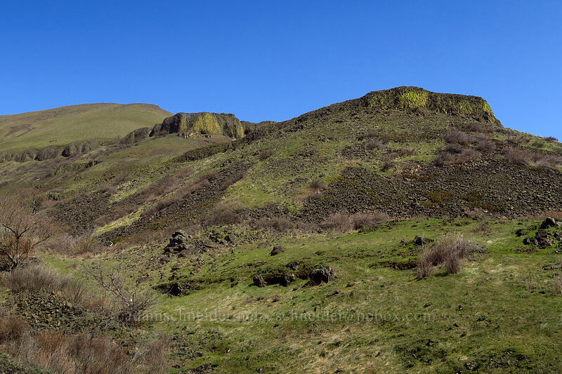 basalt benches [Doug's Beach State Park, Klickitat County, Washington]