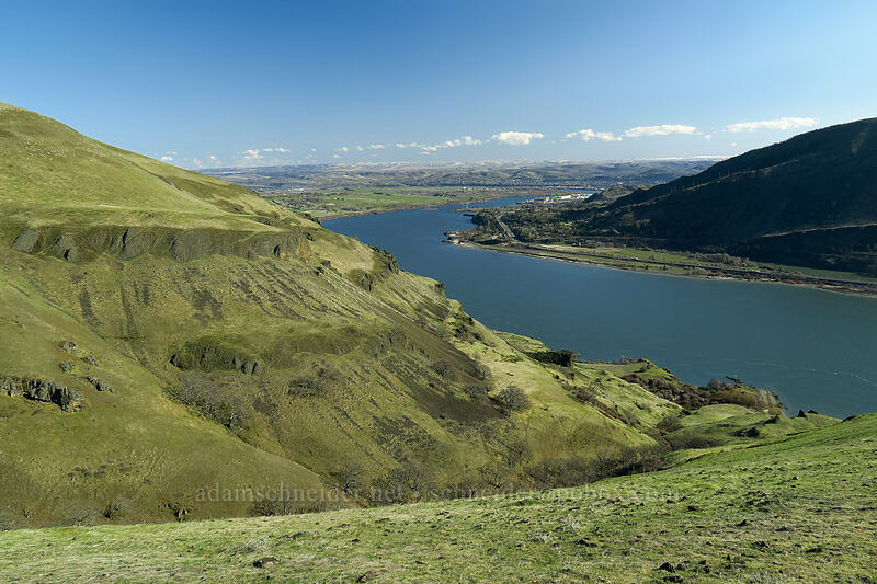 view to the east [Doug's Beach State Park, Klickitat County, Washington]