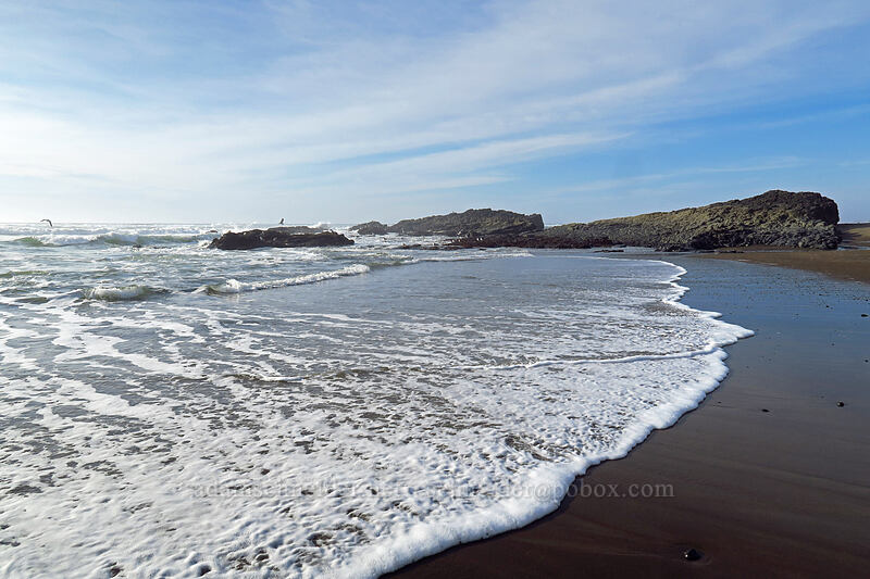 waves & rocks [Spanish Head, Lincoln City, Lincoln County, Oregon]