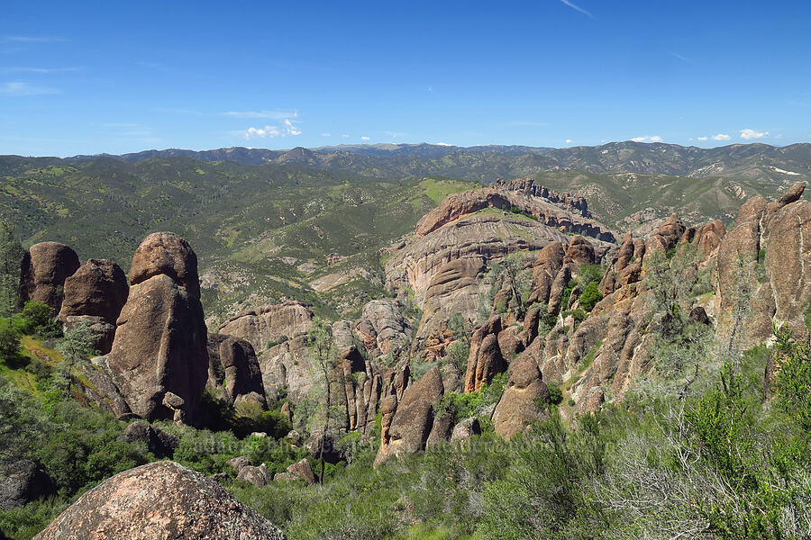 Balconies & the Gablian Range [High Peaks Trail, Pinnacles National Park, San Benito County, California]