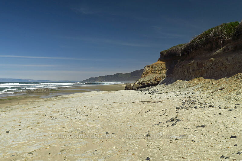 sandstone beach [Moolack Beach, Lincoln County, Oregon]