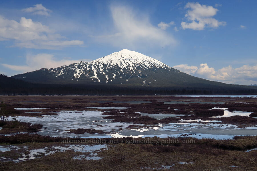 Mt. Bachelor & Sparks Lake [Sparks Lake, Deschutes National Forest, Deschutes County, Oregon]