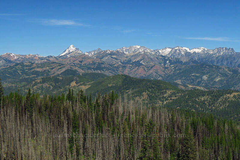 Mt. Stuart & the Enchantments [Forest Road 9712, Wenatchee National Forest, Kittitas County, Washington]