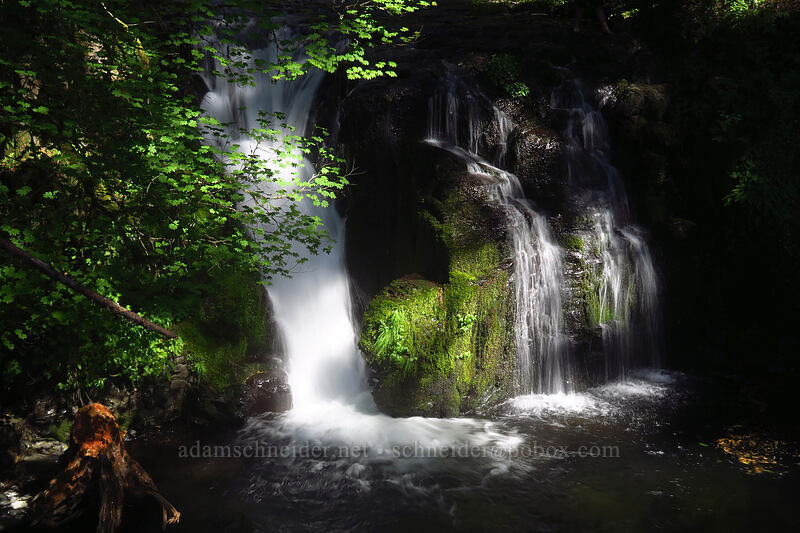 Multnomah Creek [Multnomah Falls Overlook, Mt. Hood National Forest, Multnomah County, Oregon]
