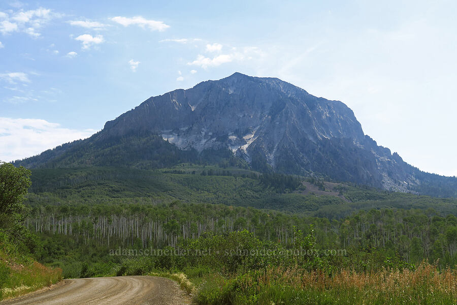 Marcelina Mountain [Kebler Pass Road, Gunnison National Forest, Gunnison County, Colorado]