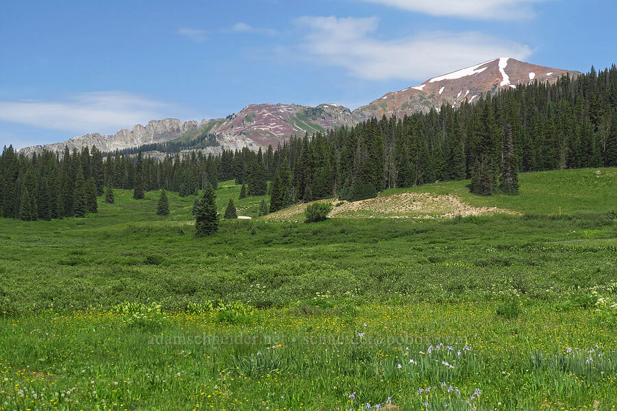 Ruby Peak [Lake Irwin Road, Gunnison National Forest, Gunnison County, Colorado]