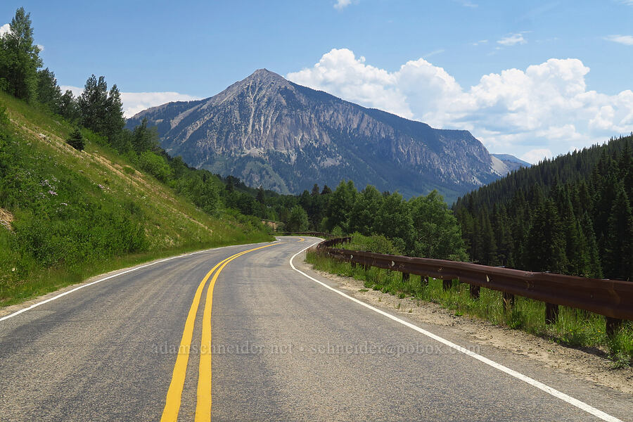 Crested Butte [Kebler Pass Road, Gunnison County, Colorado]