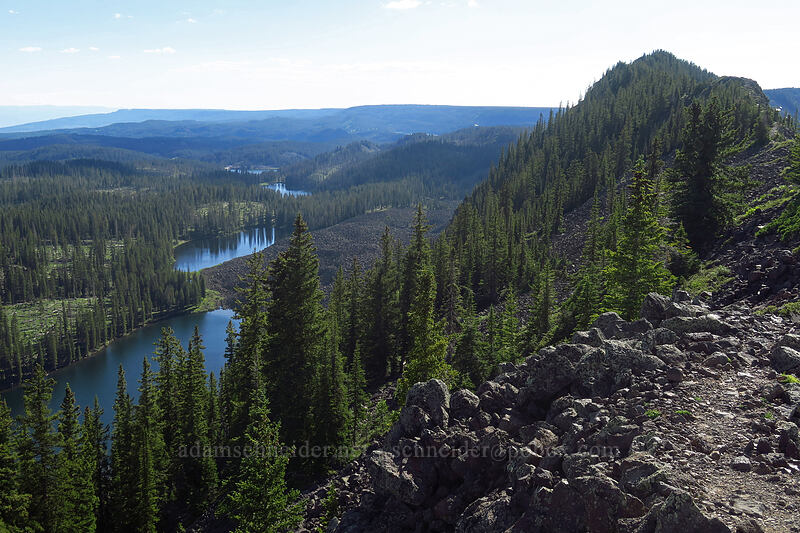 Crag Crest & lakes [Crag Crest Trail, Grand Mesa National Forest, Delta County, Colorado]