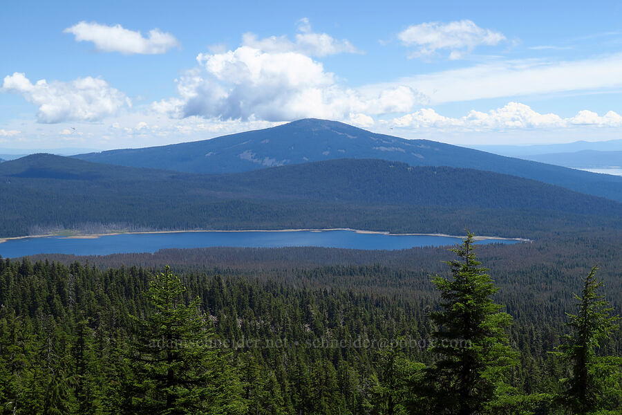 Fourmile Lake & Pelican Butte [Mt. McLoughlin Trail, Sky Lakes Wilderness,  County, Oregon]