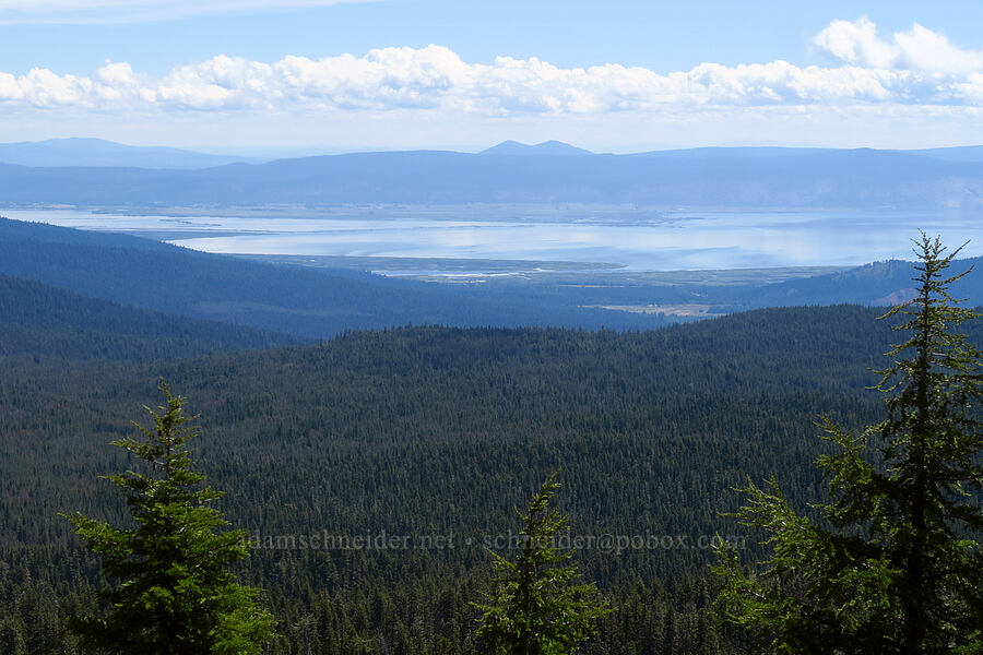Upper Klamath Lake [Mt. McLoughlin Trail, Sky Lakes Wilderness,  County, Oregon]