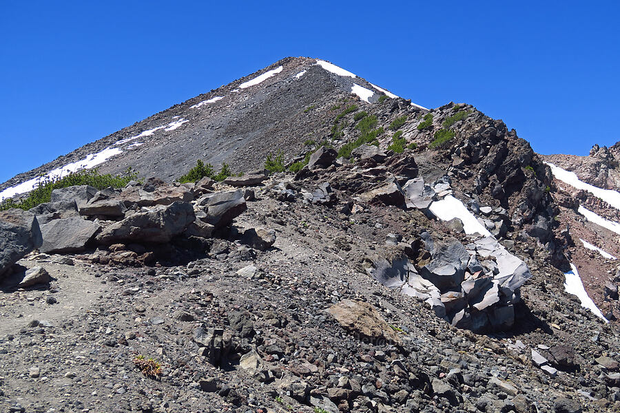 the summit [Mt. McLoughlin Trail, Sky Lakes Wilderness,  County, Oregon]