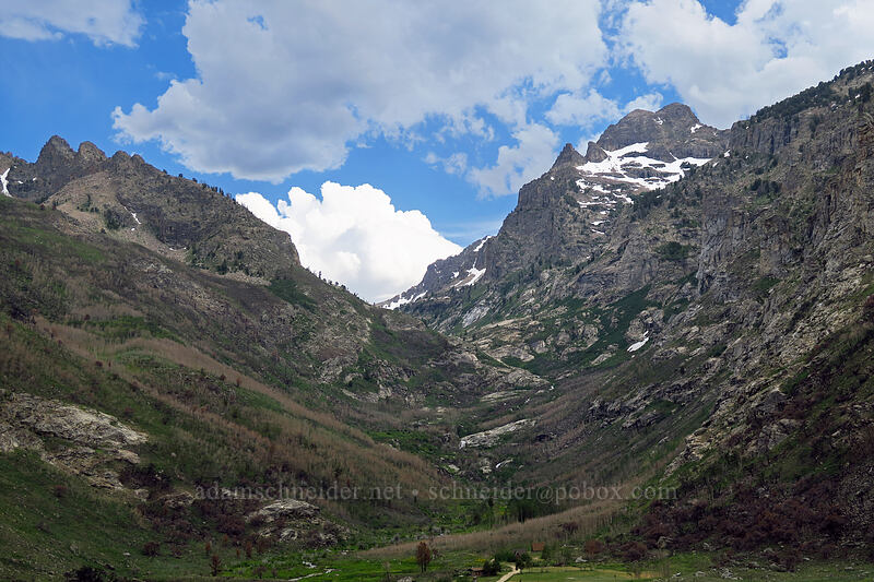 Right Fork Lamoille Canyon [Lamoille Canyon Road, Humboldt-Toiyabe National Forest, Elko County, Nevada]