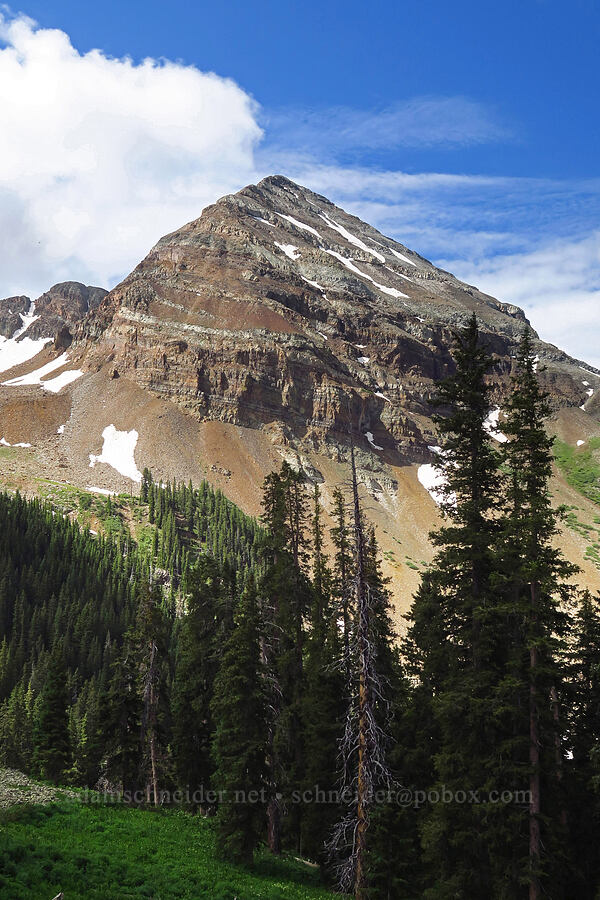 Hesperus Mountain [Sharkstooth Trail, San Juan National Forest, Montezuma County, Colorado]