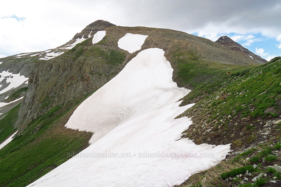 Centennial Peak [Sharkstooth Pass, San Juan National Forest, Montezuma County, Colorado]