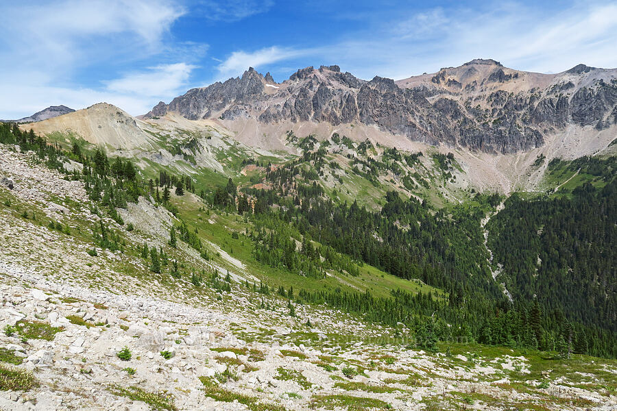 Goat Rocks & Gilbert Peak [Pacific Crest Trail, Goat Rocks Wilderness, Yakima County, Washington]