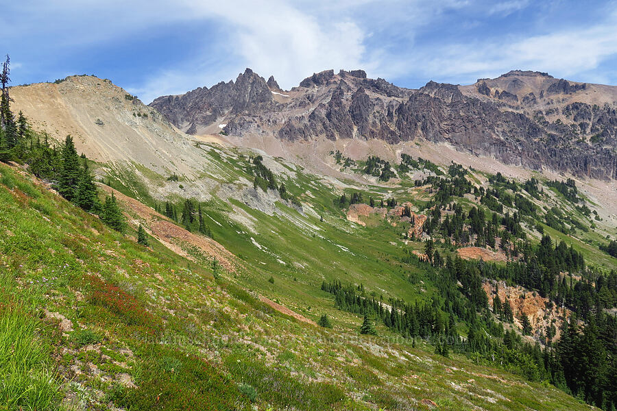 Goat Rocks & Klickitat Basin [Pacific Crest Trail, Goat Rocks Wilderness, Yakima County, Washington]
