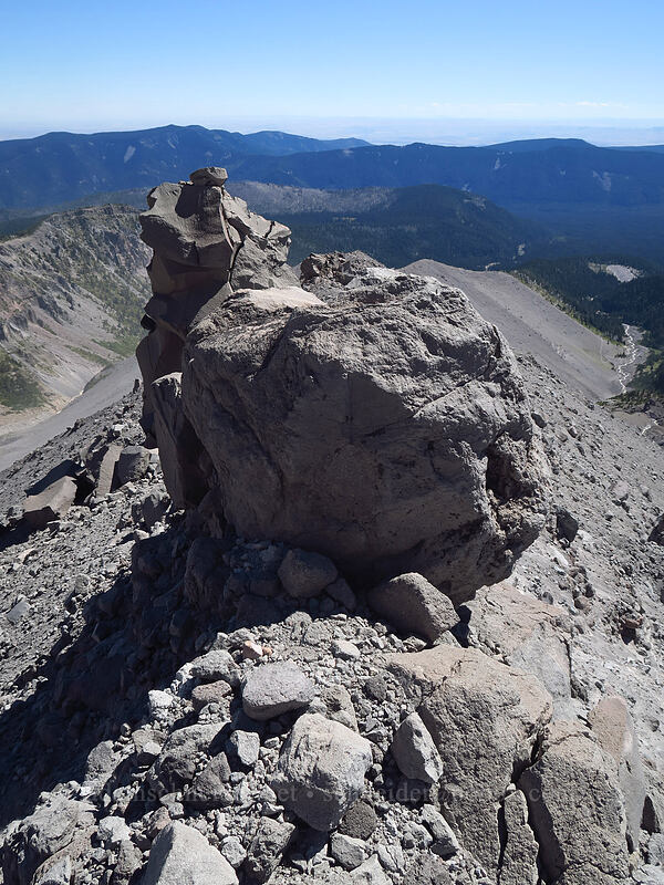 Gendarme #3 & #2 [Newton Clark Ridge, Mt. Hood Wilderness, Hood River County, Oregon]