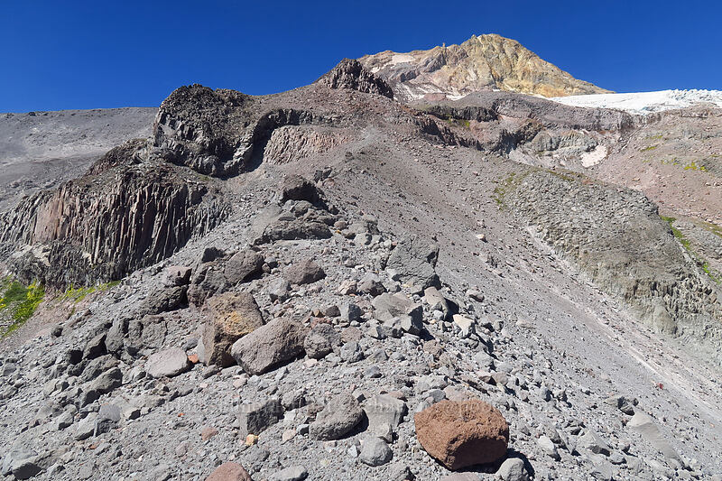 upper end of Newton Clark Ridge [Newton Clark Ridge, Mt. Hood Wilderness, Hood River County, Oregon]