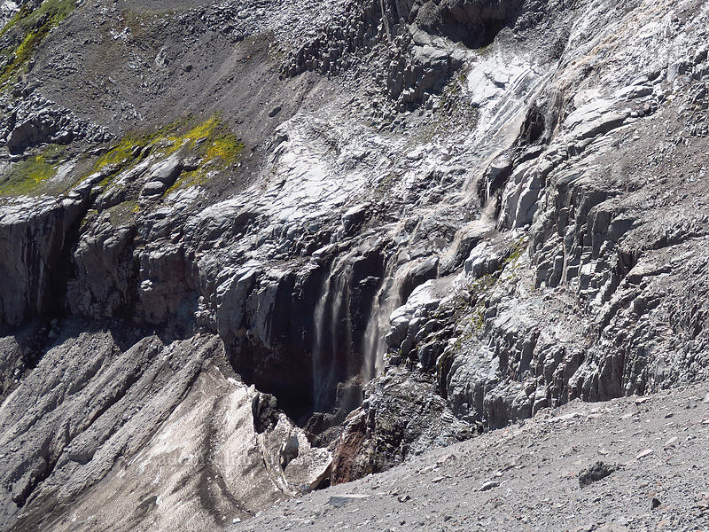 waterfalls above Clark Creek Canyon [Newton Clark Ridge, Mt. Hood Wilderness, Hood River County, Oregon]