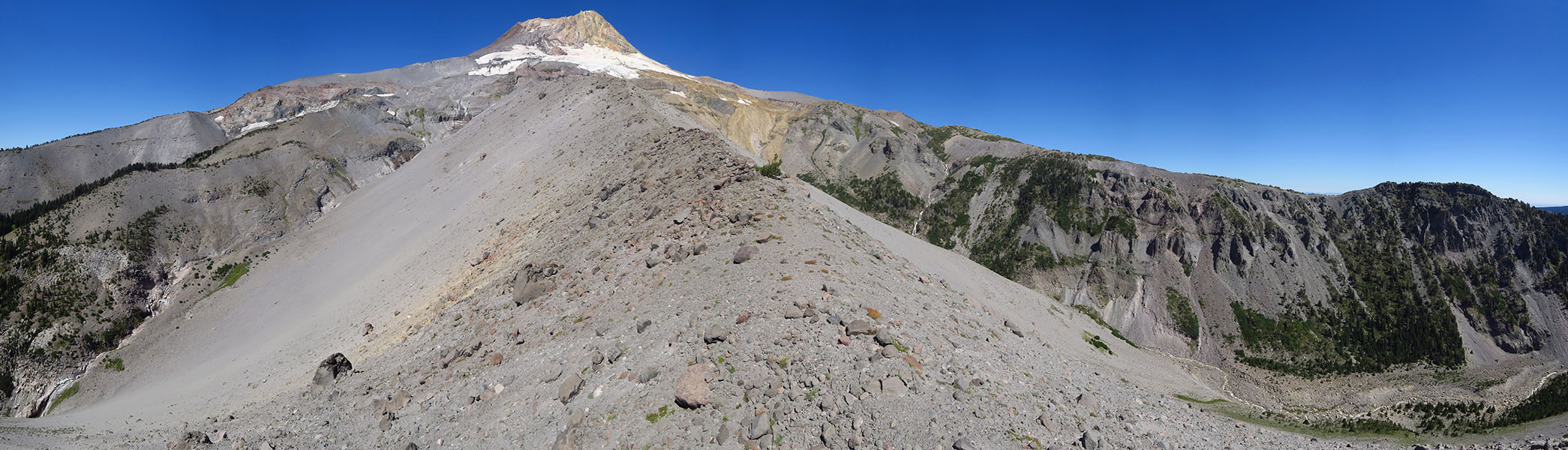 Newton Clark Ridge panorama [Newton Clark Ridge, Mt. Hood Wilderness, Hood River County, Oregon]