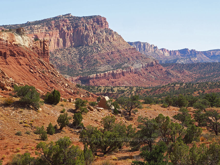 sandstone layers [Slickrock Divide, Capitol Reef National Park, Wayne County, Utah]