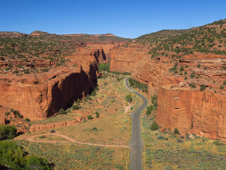 mouth of Long Canyon [Burr Trail Road, Grand Staircase-Escalante National Monument, Garfield County, Utah]