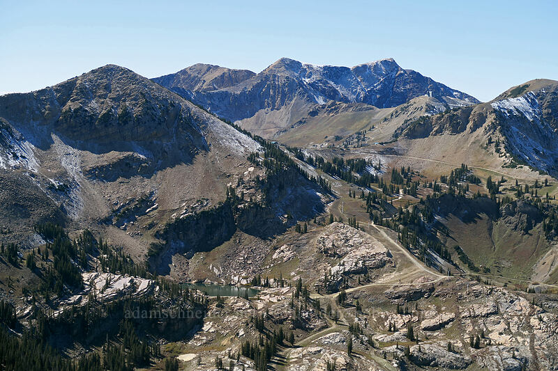 Sugarloaf Mountain & Twin Peaks (American Fork) [Mount Wolverine, Uinta-Wasatch-Cache National Forest, Salt Lake County, Utah]