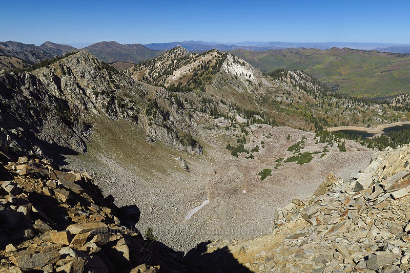 Mount Wolverine's cirque [Mount Wolverine, Uinta-Wasatch-Cache National Forest, Salt Lake County, Utah]