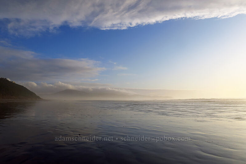 view toward Cape Lookout [Oceanside Beach, Tillamook County, Oregon]