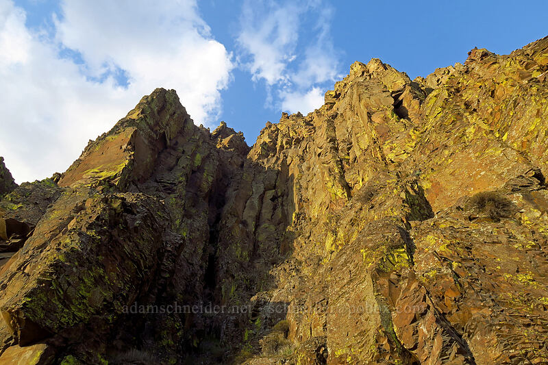 cliffs above Lyle Convict Road [Lyle Convict Road, Klickitat County, Washington]