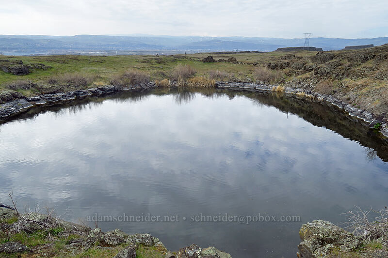 pothole pond [Columbia Hills, Klickitat County, Washington]