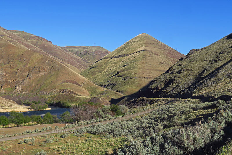 mouth of Allison Canyon & Macks Canyon [Deschutes River Access Road, Sherman County, Oregon]