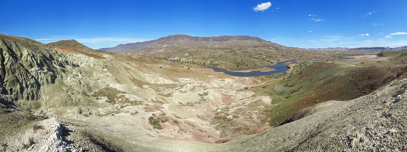 John Day River panorama [north of Clarno, Wasco County, Oregon]
