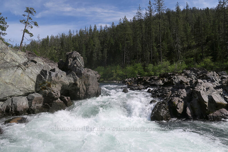 Little Illinois River Falls [Little Falls Loop Trail, Rogue River-Siskiyou National Forest, Josephine County, Oregon]