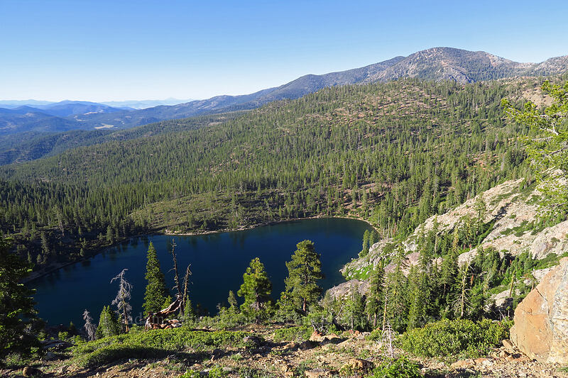 Kangaroo Lake & South China Mountain [Kangaroo Lake Fen Trail, Klamath National Forest, Siskiyou County, California]