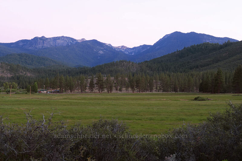 Scott Mountains & Craggy Peak [Gazelle-Callahan Road, Siskiyou County, California]