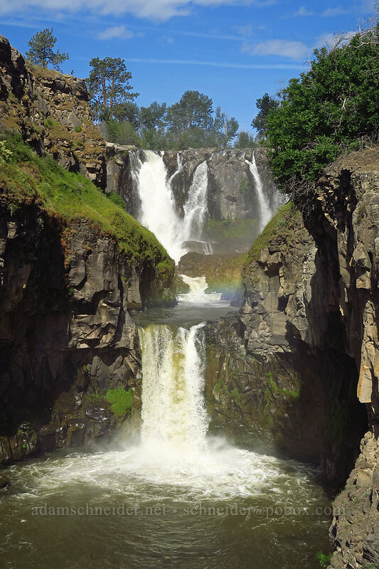 White River Falls & Celestial Falls [White River Falls State Park, Wasco County, Oregon]