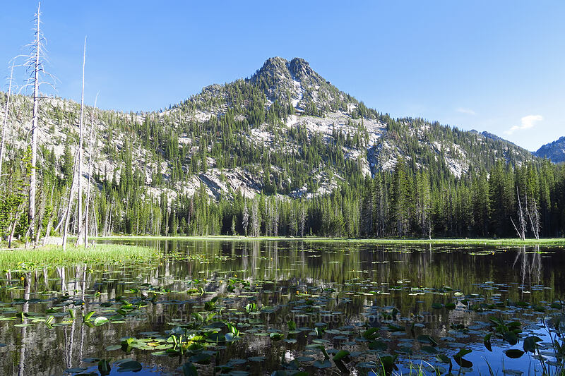 Gunsight Butte & Lilypad Lake [Black Lake Trail, Wallowa-Whitman National Forest, Baker County, Oregon]