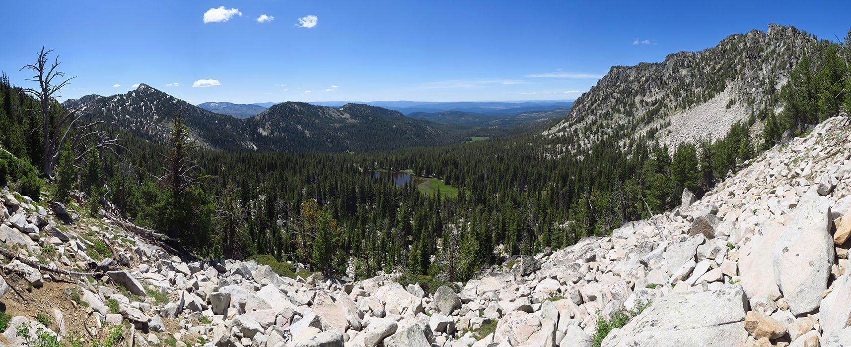 Crawfish Basin panorama [Elkhorn Crest Trail, North Fork John Day Wilderness, Grant County, Oregon]