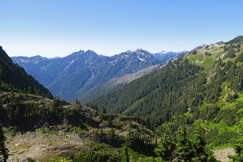 Mt. Duckabush & Mt. Steel [above Lake of the Angels, Olympic National Park, Mason County, Washington]