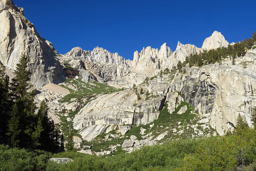 The Needles & Mt. Whitney [North Fork Lone Pine Creek Trail, John Muir Wilderness, Inyo County, California]