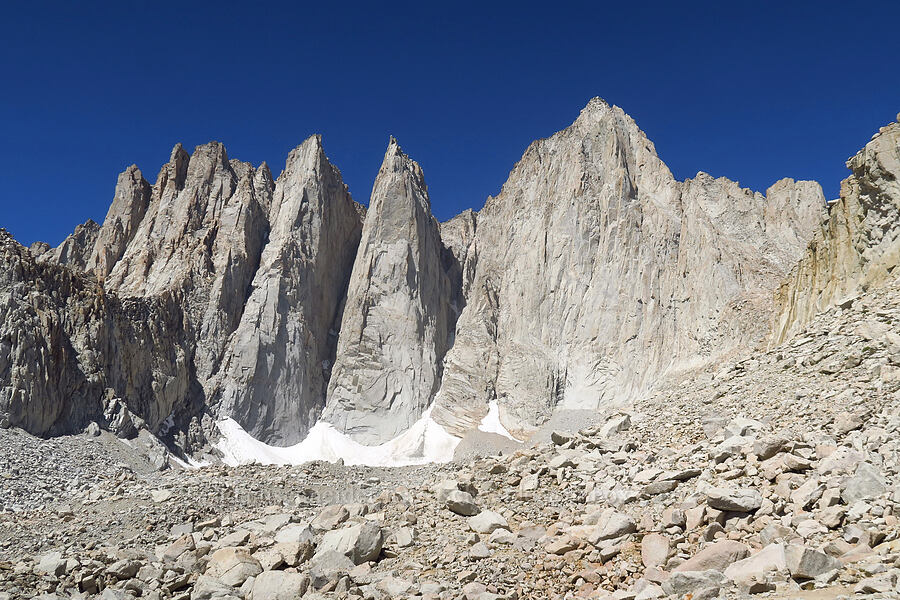 The Needles & Mt. Whitney [North Fork Lone Pine Creek Trail, John Muir Wilderness, Inyo County, California]