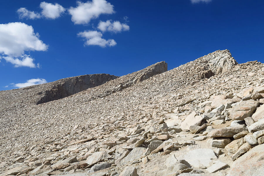Mt. Whitney, Keeler Needle, & Crooks Peak from the south [Mount Whitney Trail, Sequoia National Park, Tulare County, California]
