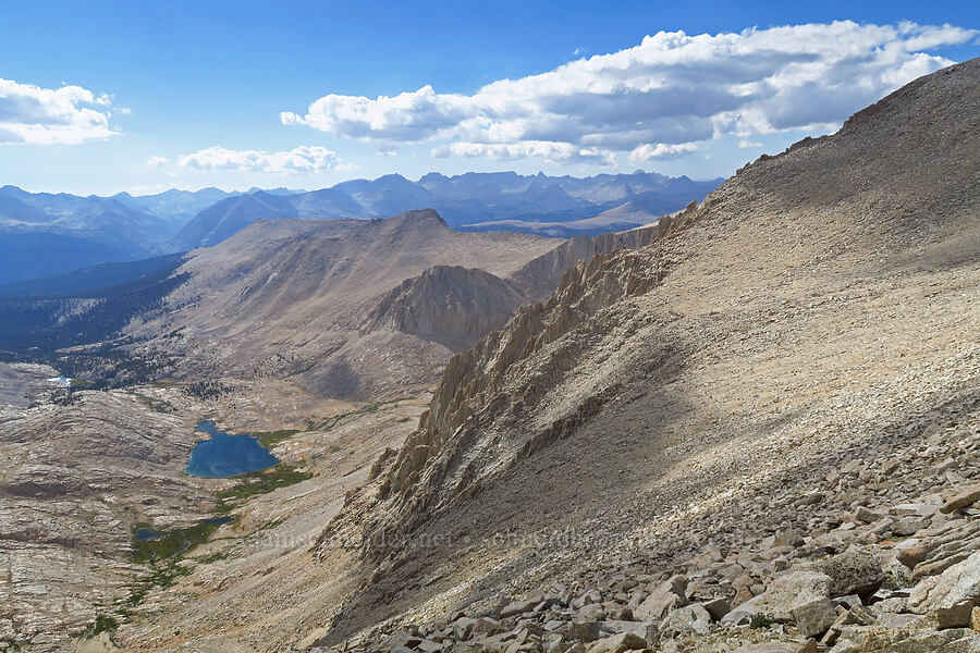 Guitar Lake & the west side of Mt. Whitney [Mount Whitney Trail, Sequoia National Park, Tulare County, California]