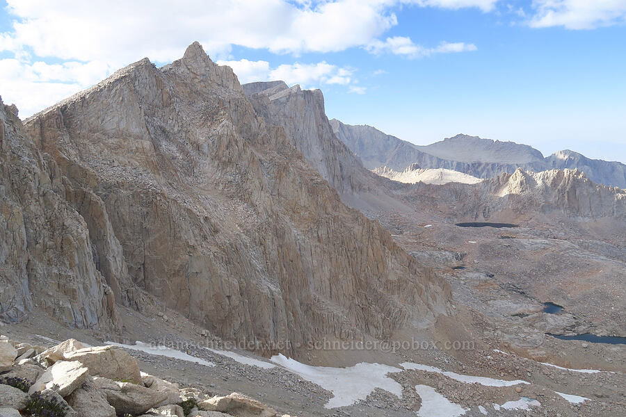 The Needles & Mt. Whitney, from the south [Mount Whitney Trail, John Muir Wilderness, Inyo County, California]