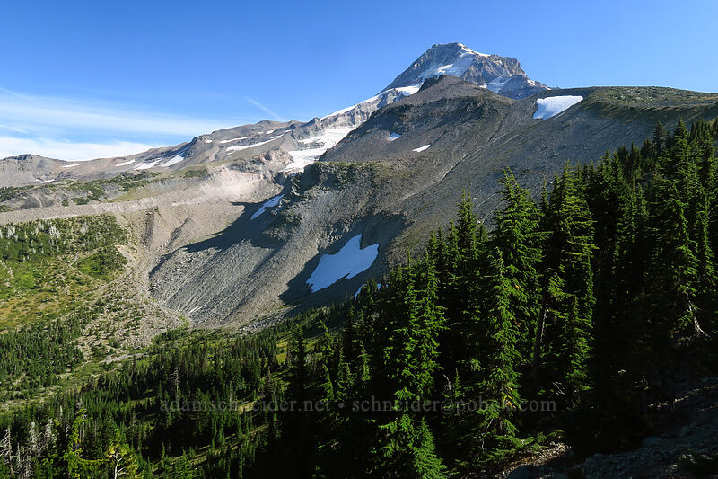 Mount Hood, Barrett Spur, & Elk Cove [near Dollar Lake, Mt. Hood Wilderness, Hood River County, Oregon]
