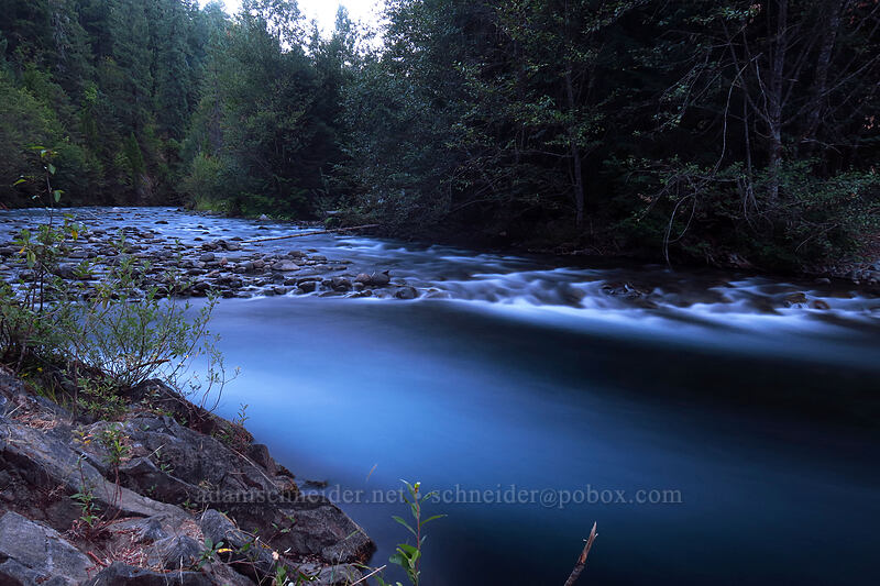 Middle Fork Willamette River [Sacandaga Campground, Willamette National Forest, Lane County, Oregon]